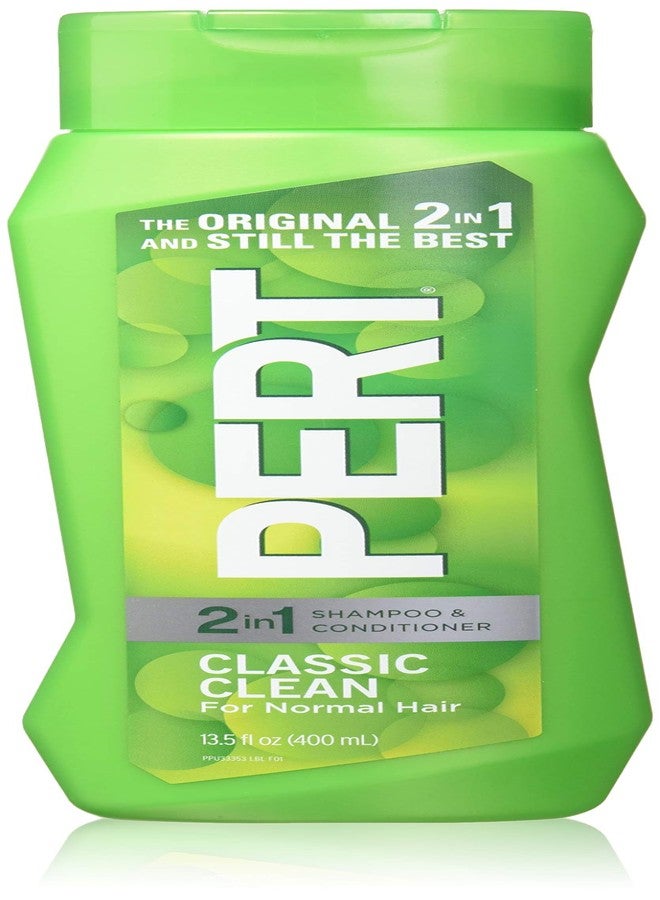 Pert Plus 2 In 1 Shampoo & Conditioner Happy Medium (for Normal Hair), 13.5 oz - Image 1